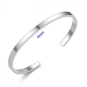 Stainless Steel Bangle - KB168805 -WGDC